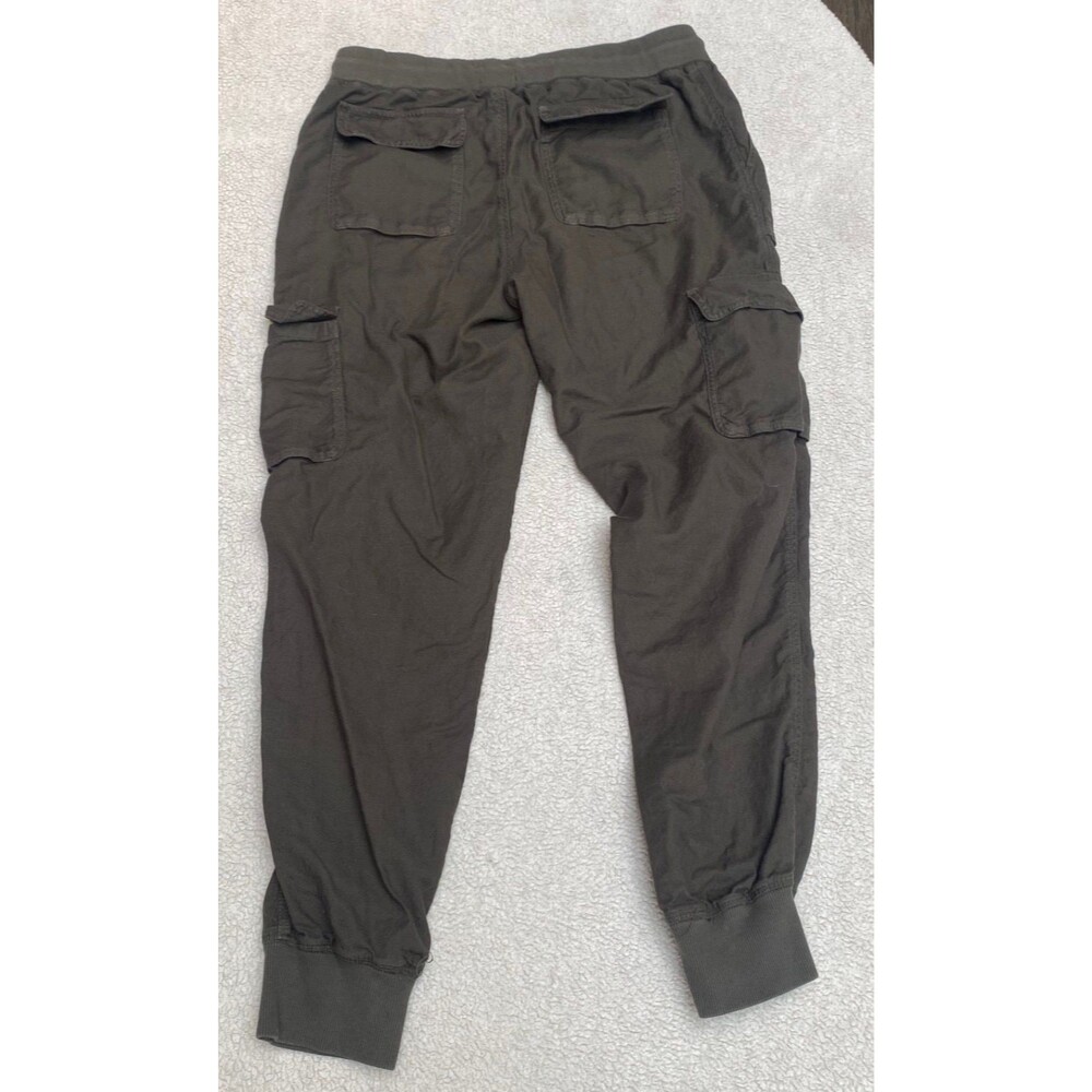 Nice Cotton Army Green Community Size Women's Medium Casual Pants